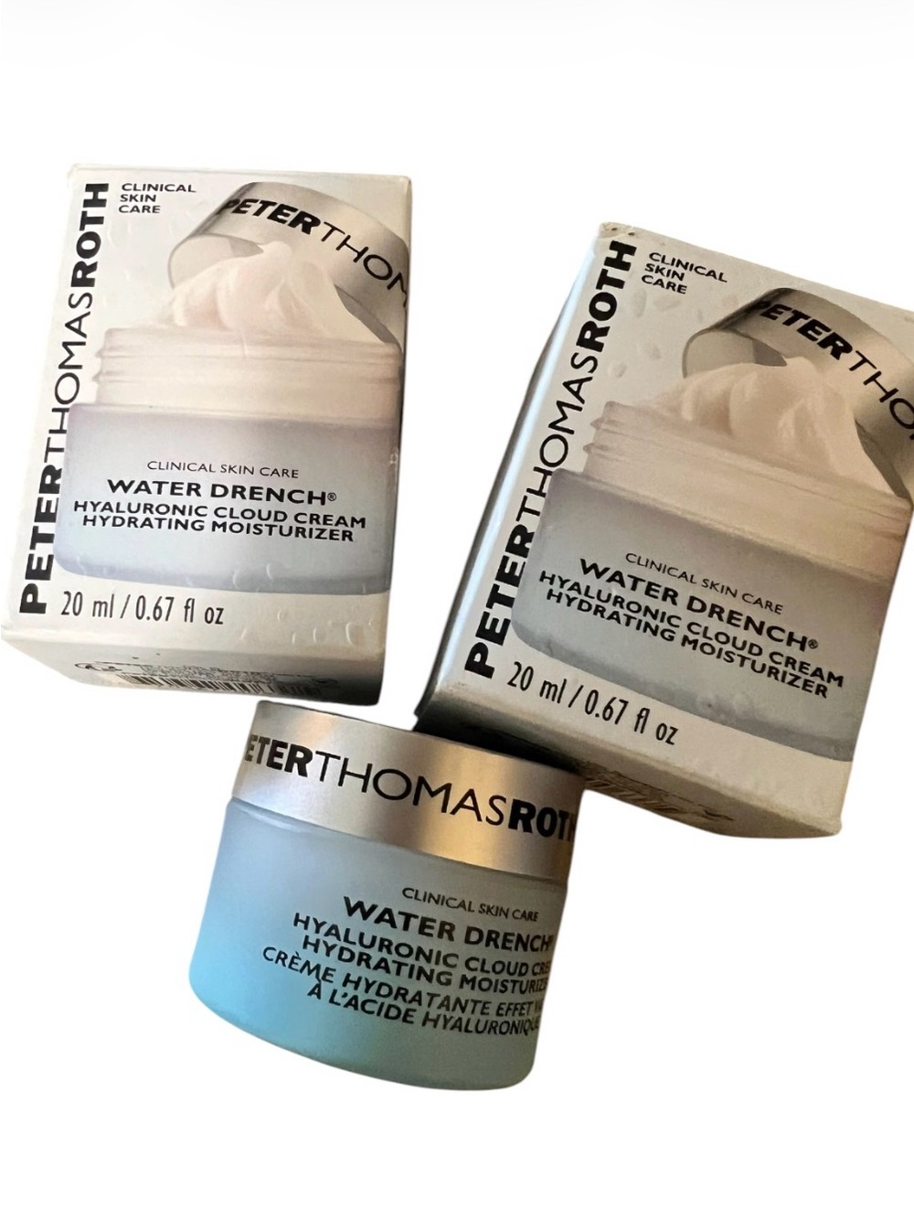 Peter Thomas Roth Water Drench Moisturizer New Lot of 2
